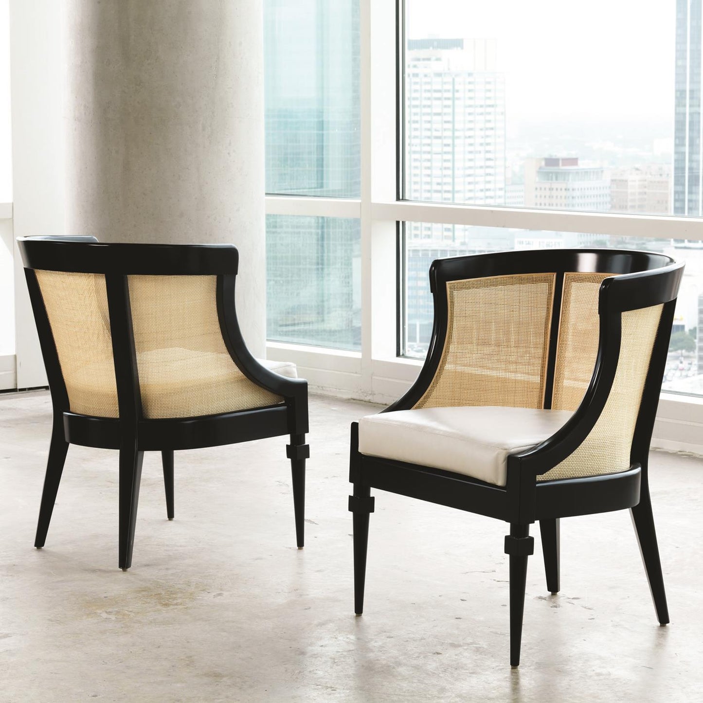 Cane Chair - Black