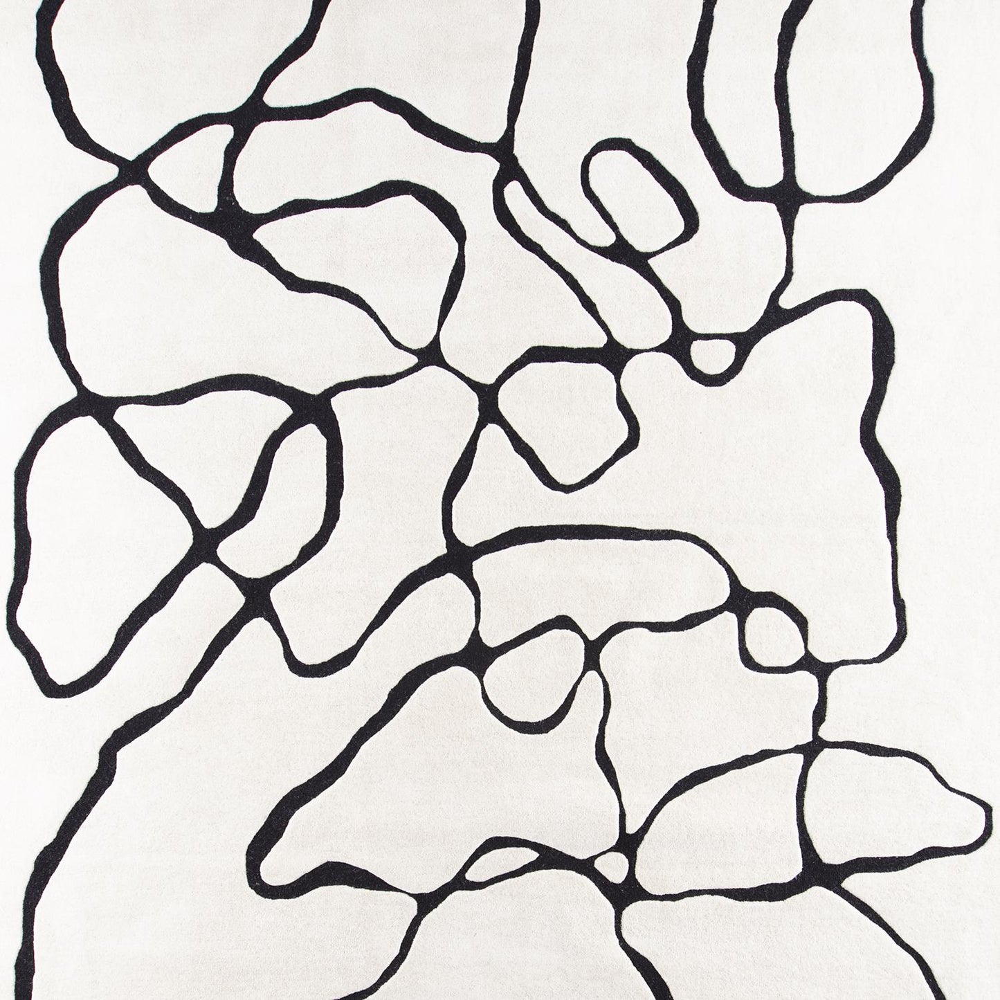 Squiggle Rug - Ivory/Black - 2 sizes