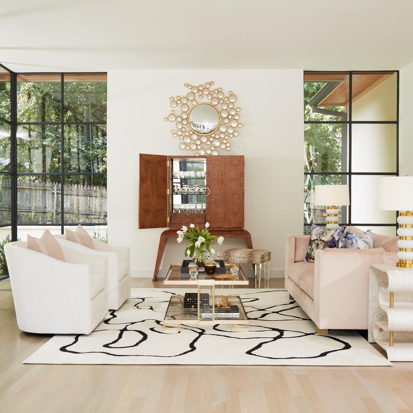Squiggle Rug - Ivory/Black - 2 sizes