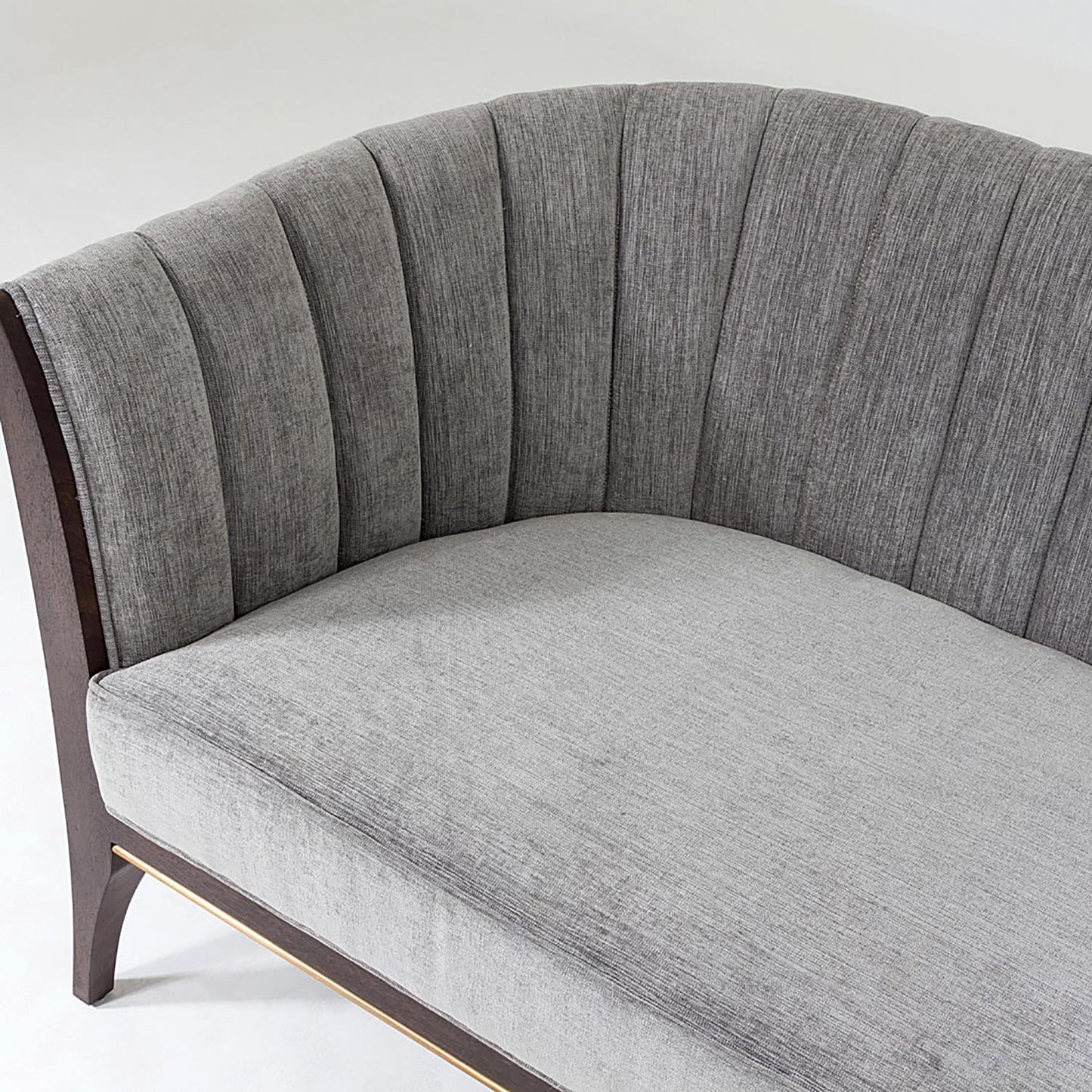 Channel Back Sofa - Silversmith Fabric