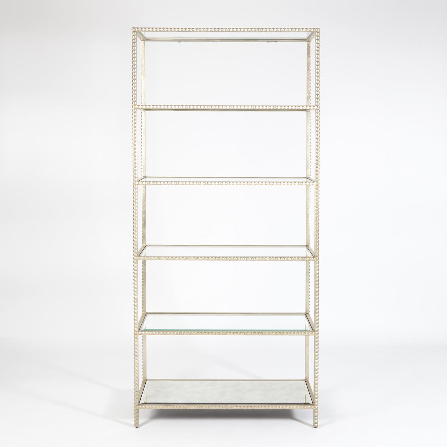 Stud Etagere-Silver Leaf