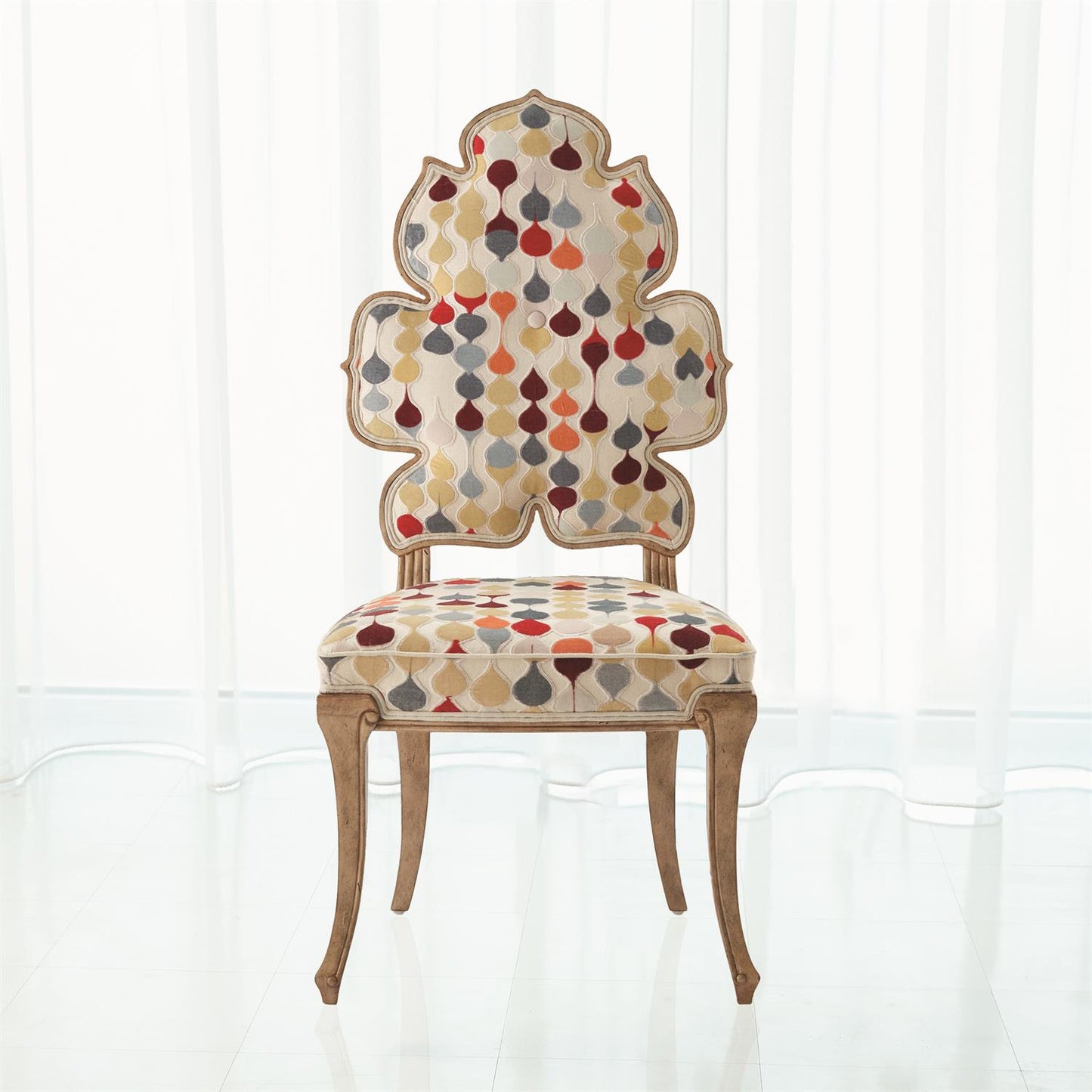 Wiggle Dining Chair - Multi Raindrop
