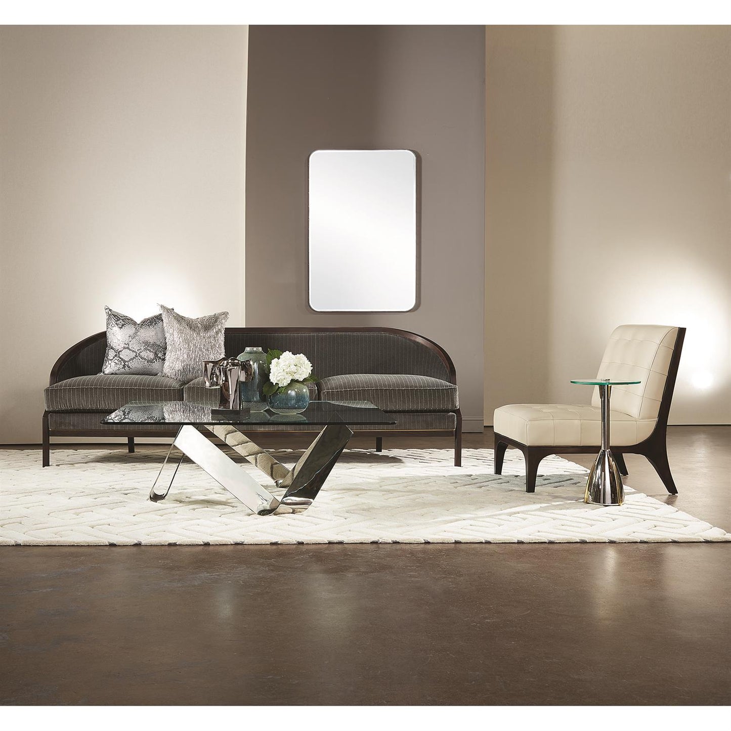 Tailored Sofa - Pinstripe