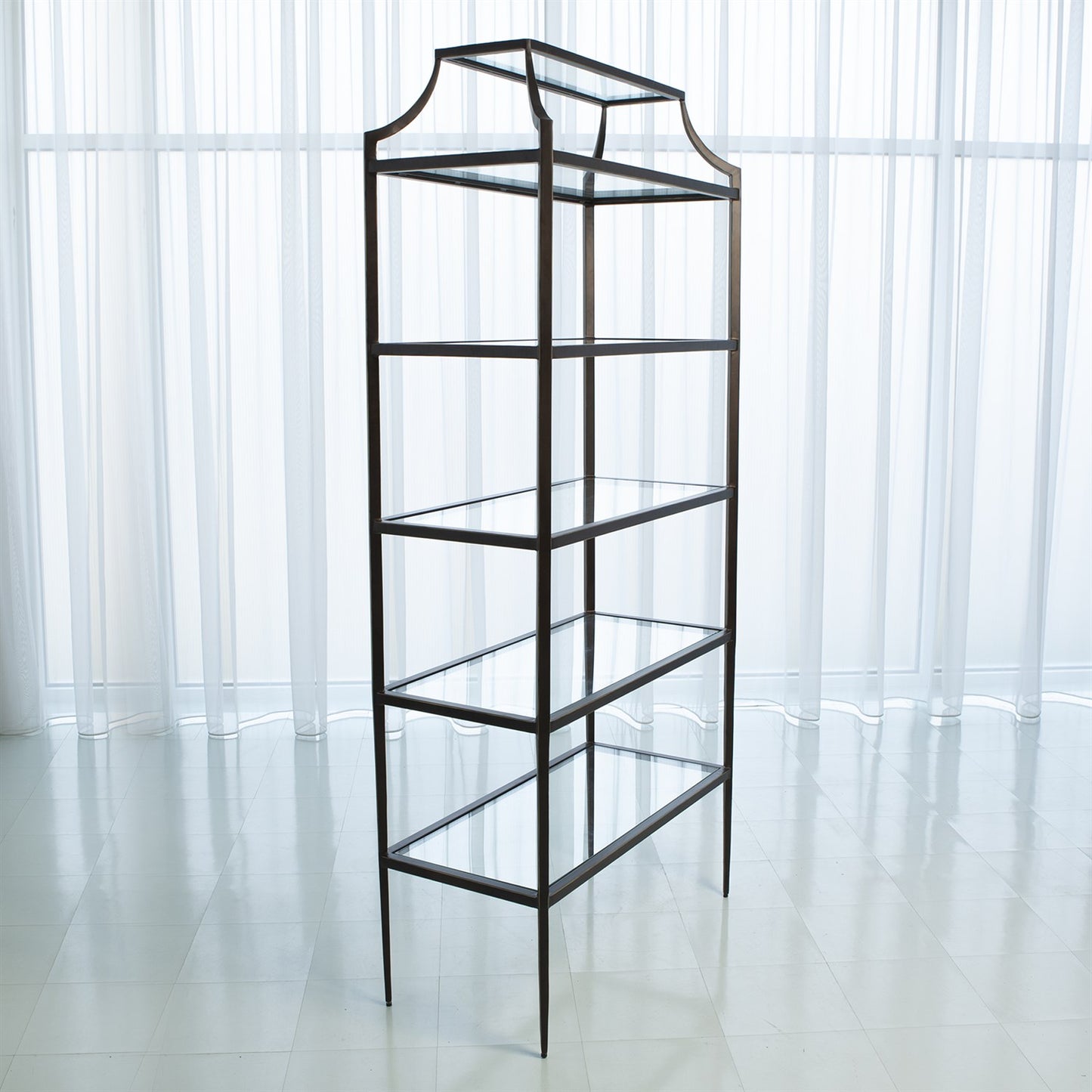 Lescot Etagere - Bronze