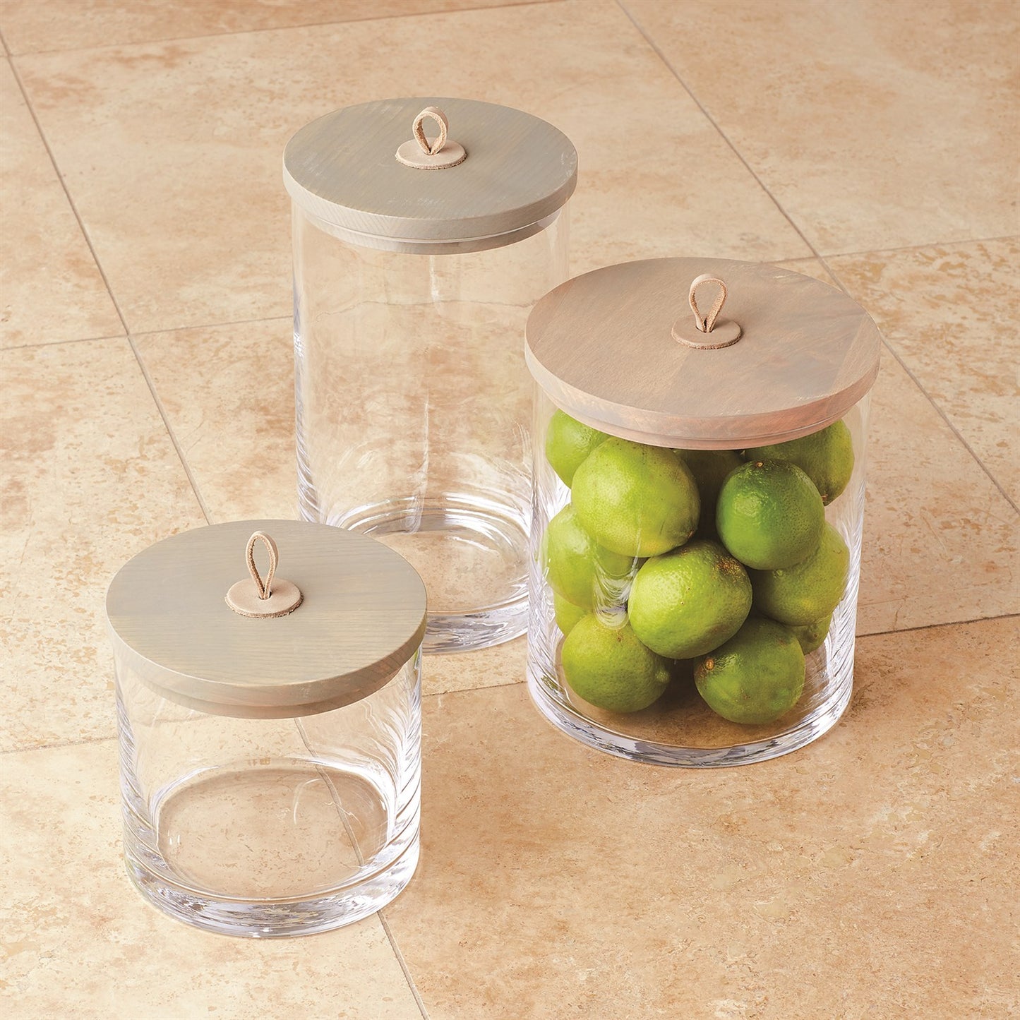 Barbara Barry S/3 Rustic Canisters