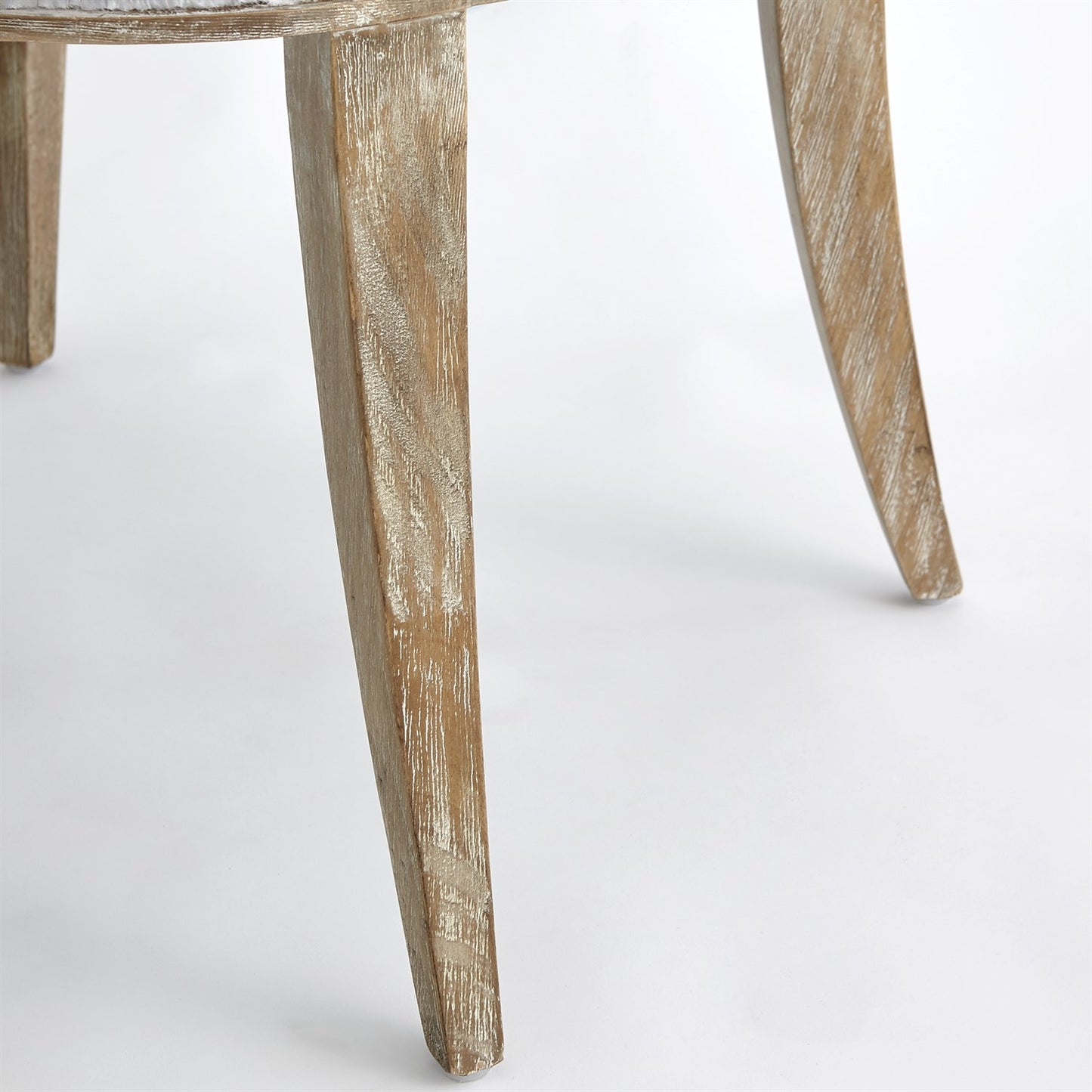 Adelaide Side Chair-Grey Leather