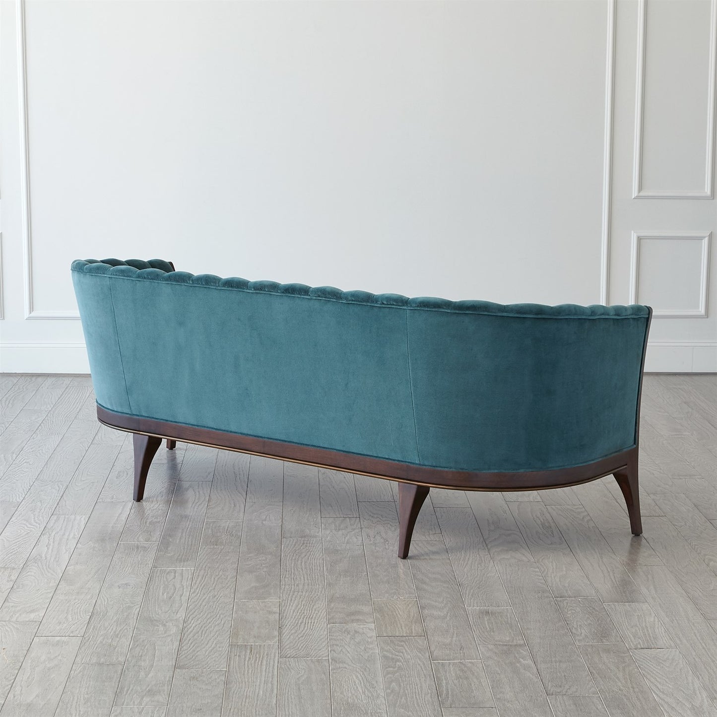Channel Back Sofa - Dragonfly Velvet