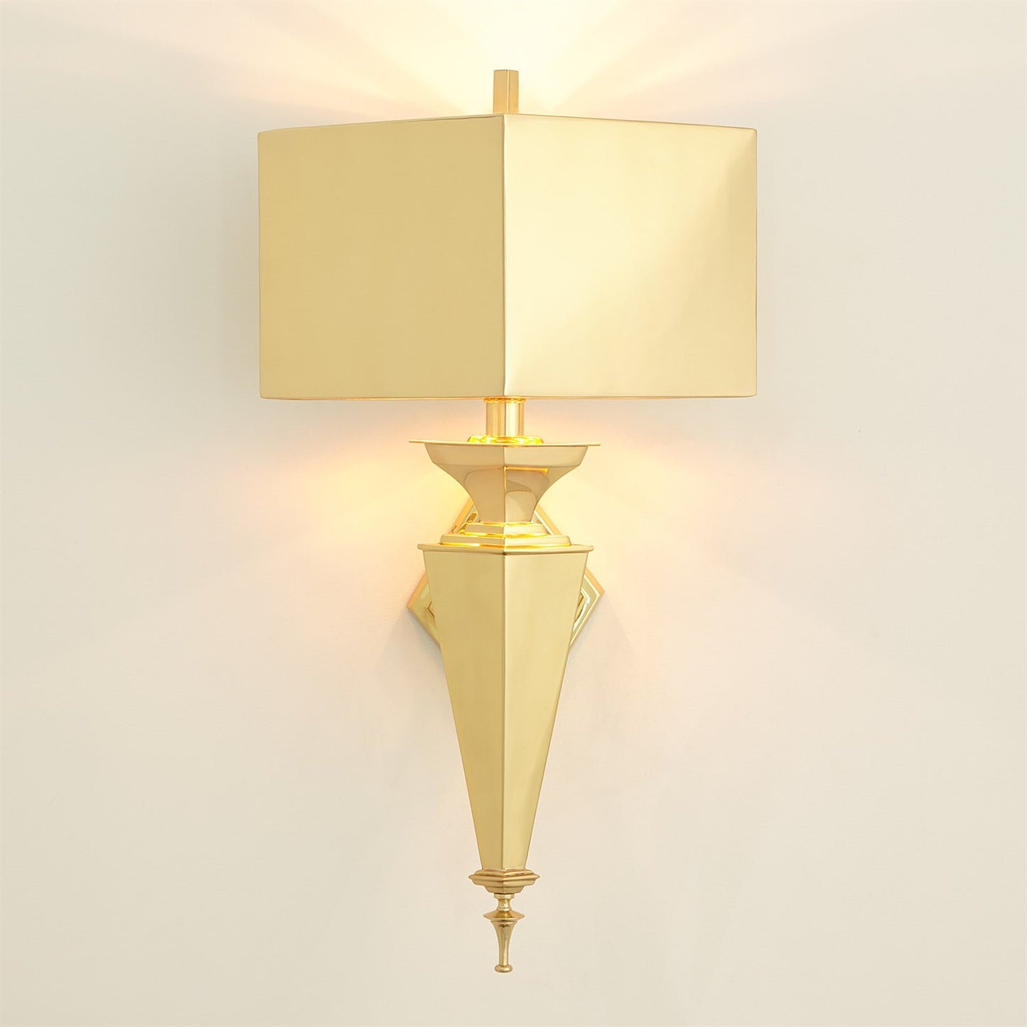 Diamond Sconce - Brass