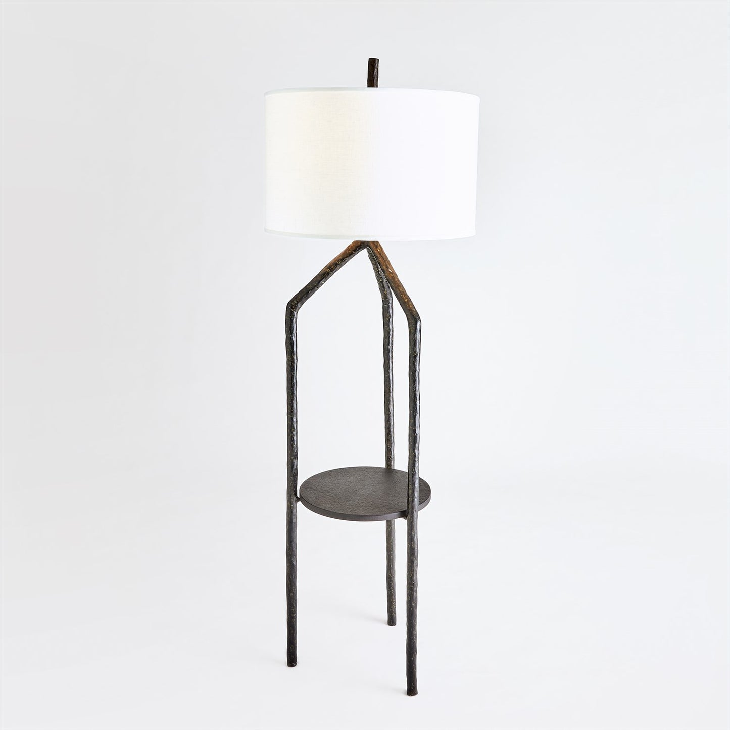 Trio Table/ Floor Lamp - Bronze Verdi w/ Granite
