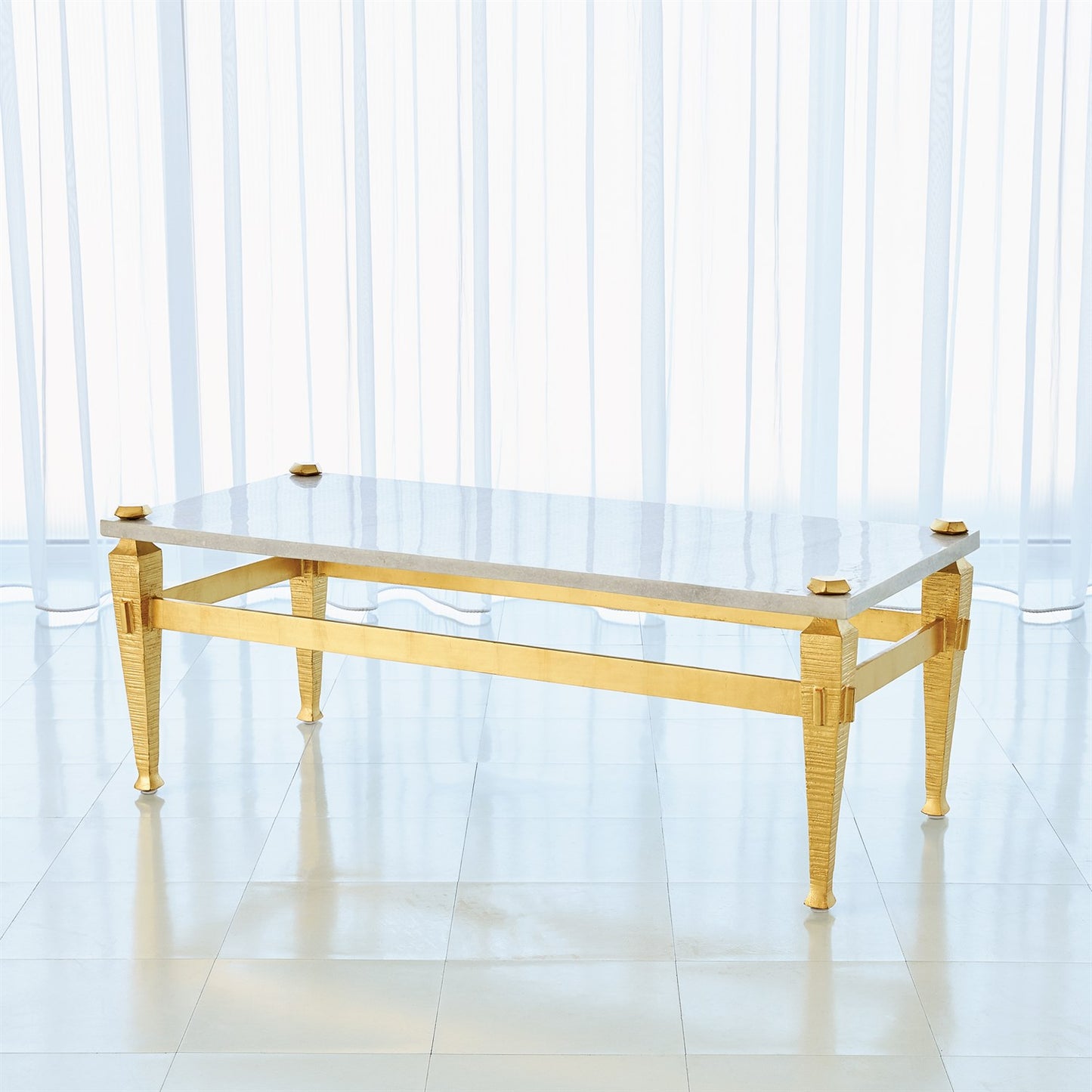Roman Coffee Table - Gold