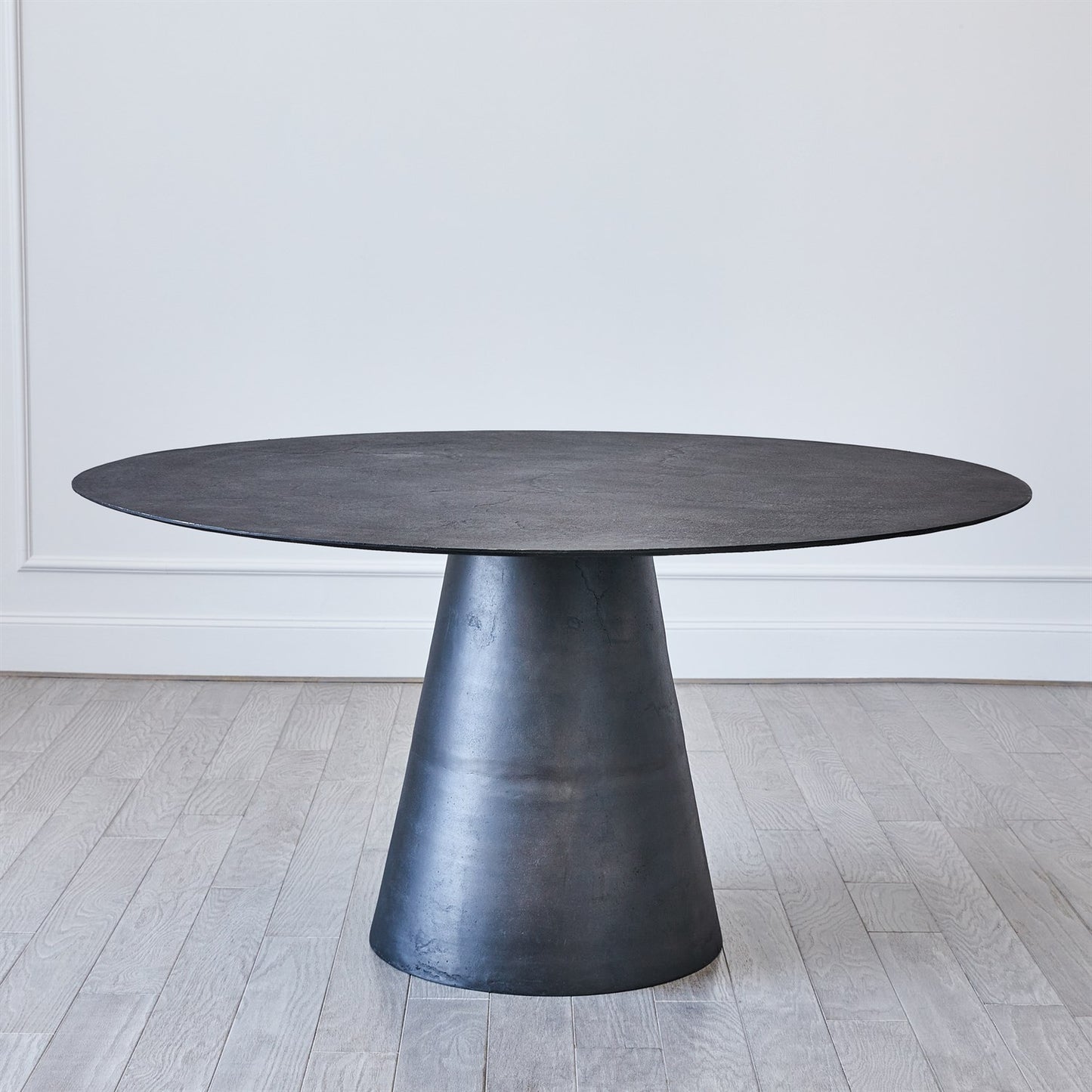 Apex 60"Dia Dining Table-Blackened Finish