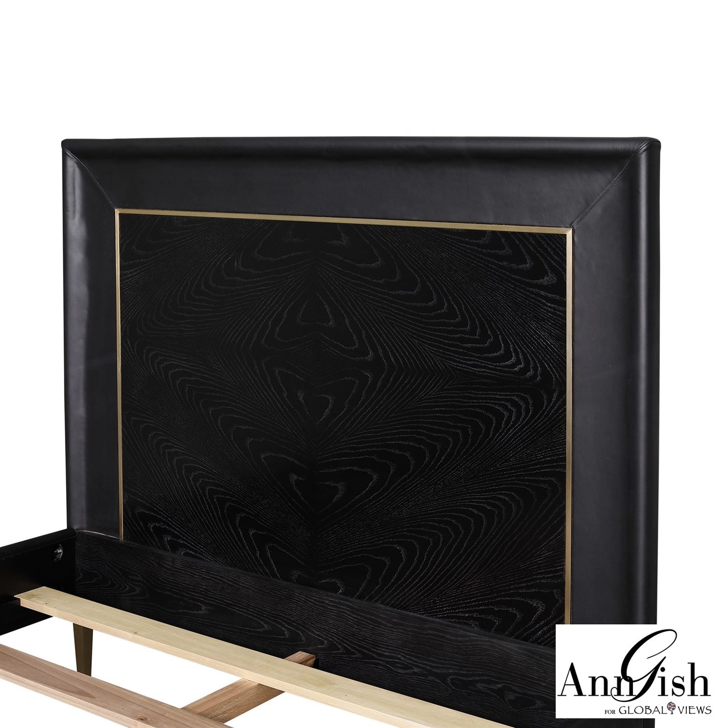 Ann Gish Ellipse Bed - Black - Queen/ King