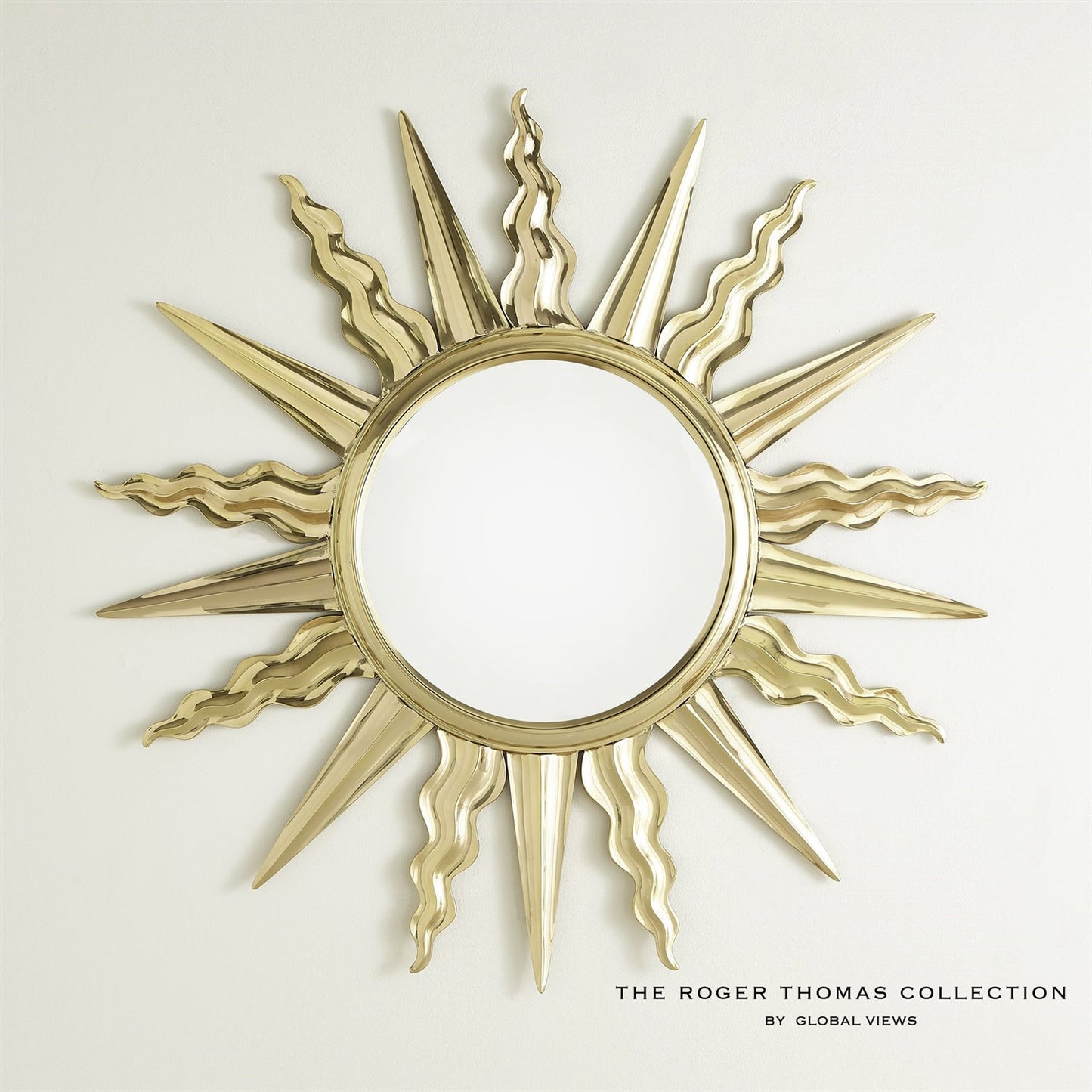 Soleil Mirror - Brass