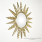 Soleil Mirror - Brass