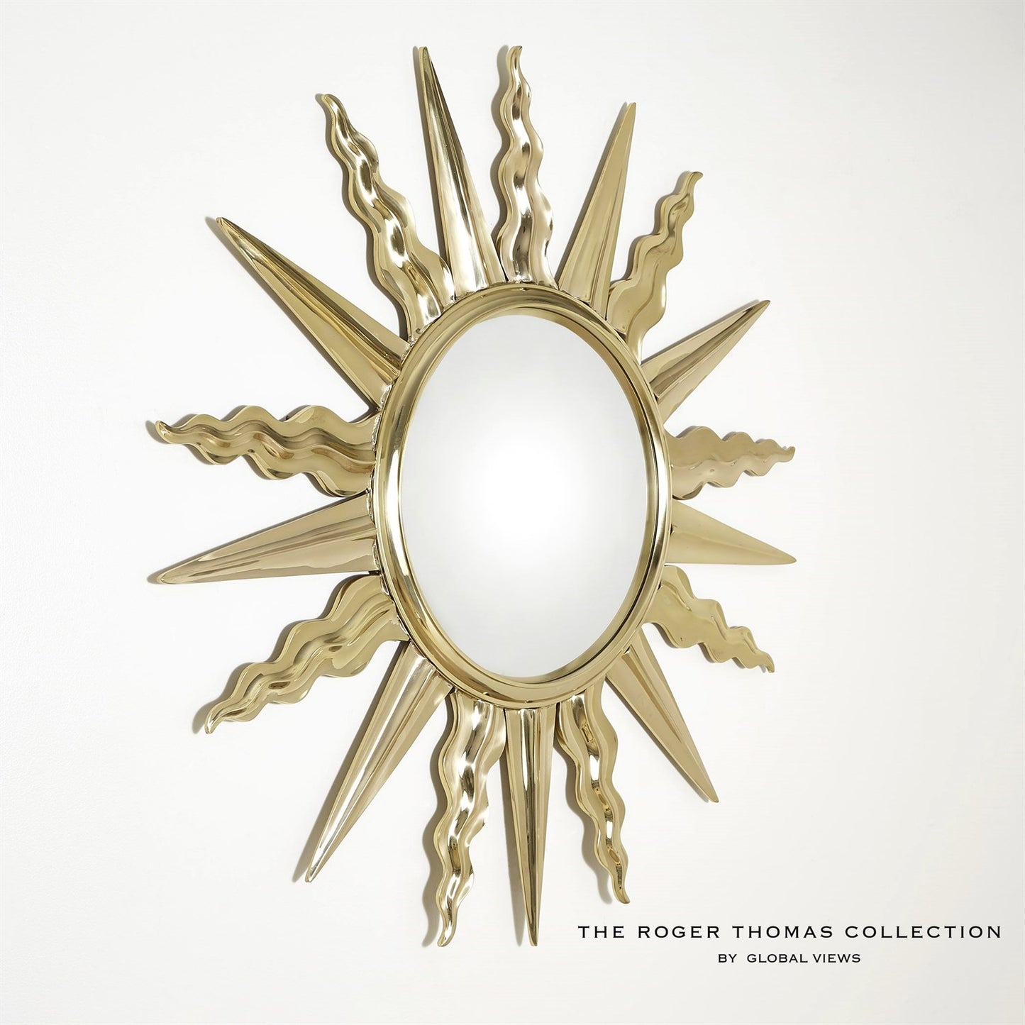 Soleil Mirror - Brass