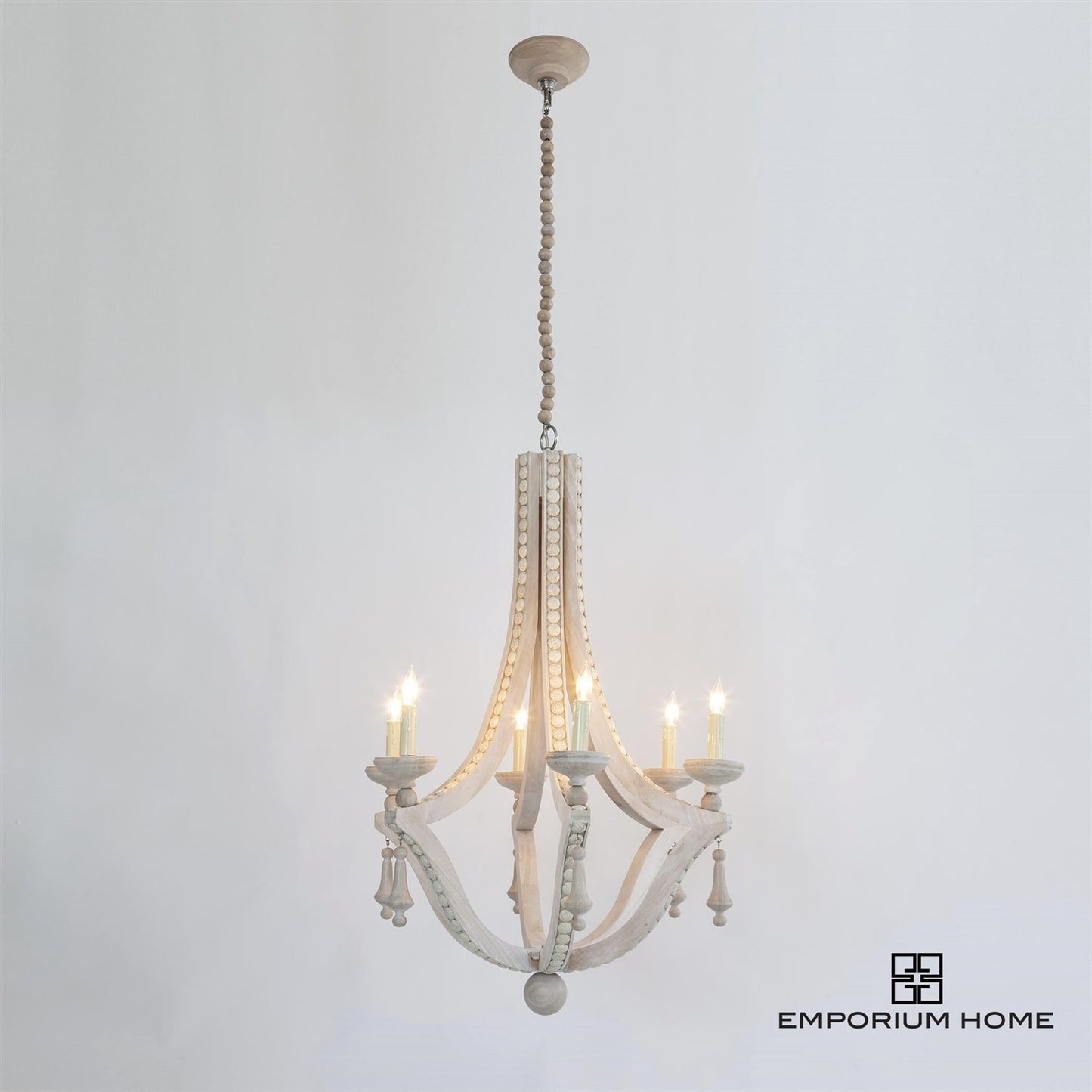 Cabochon Chandelier - Cream