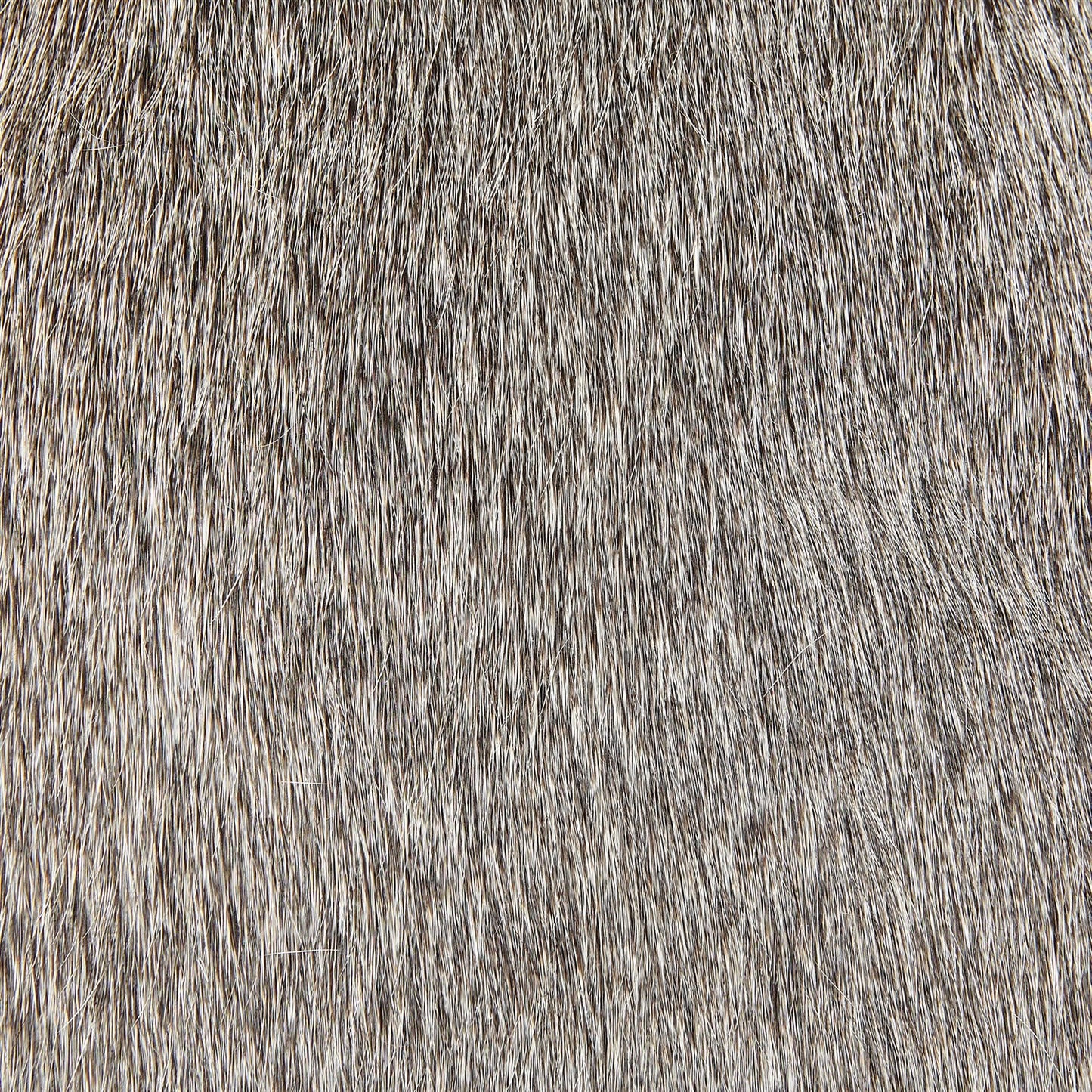 Tapered Ottoman - Hair on Hide - Grey