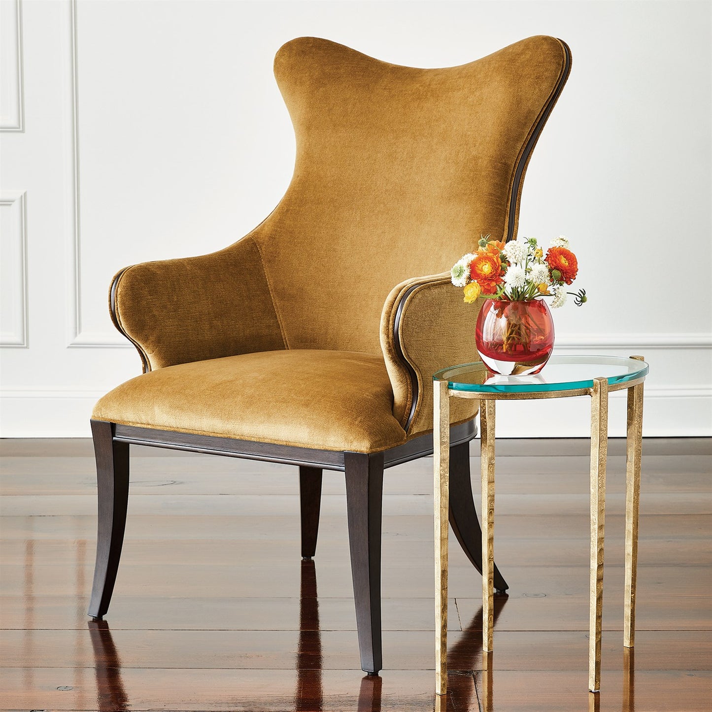 Evelyn Chair - Toast Velvet