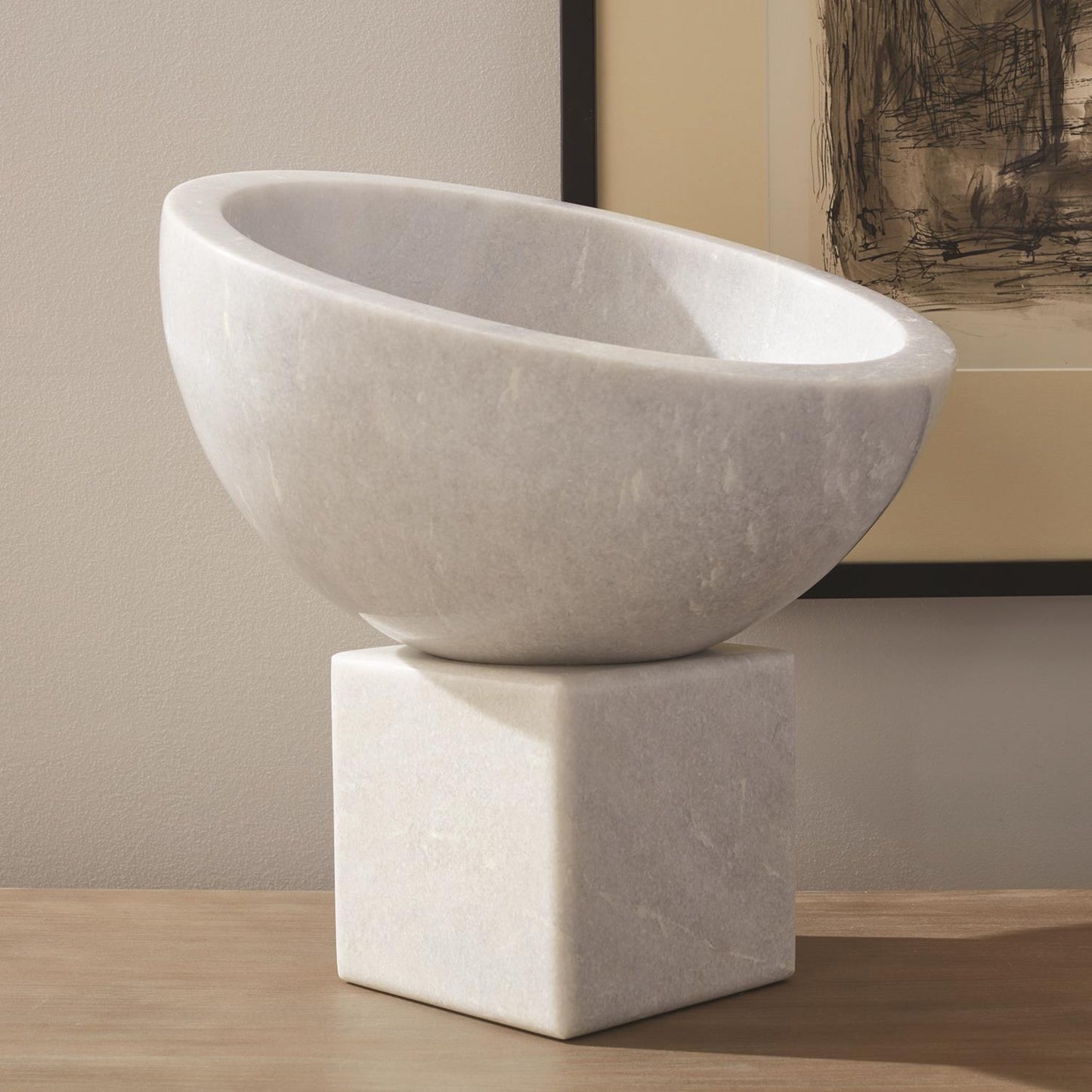 Elements Bowl On Tilt Block - Grats Decor Interior Design & Build Inc.
