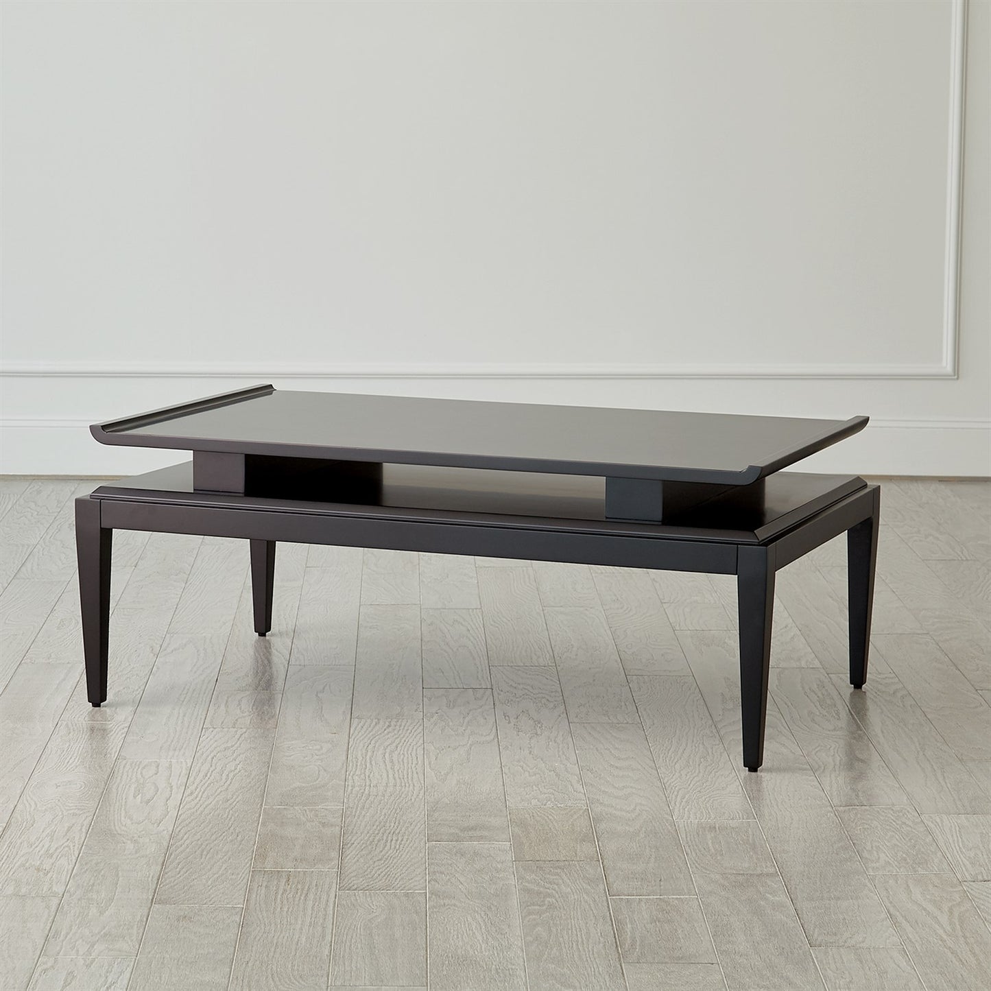 Poise Cocktail Table - Black Satin