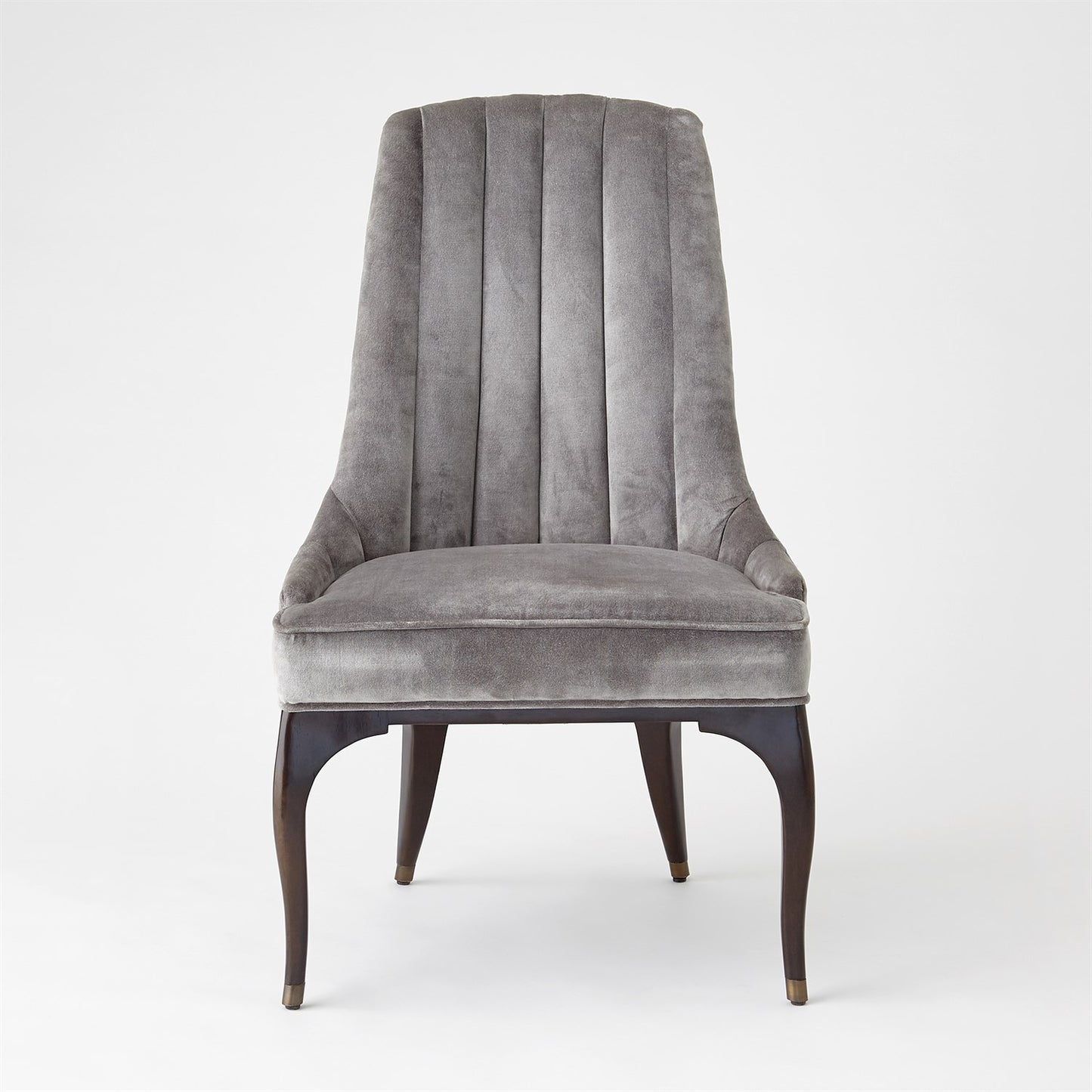 Channel Tufted Dining Chair - Gargoyle