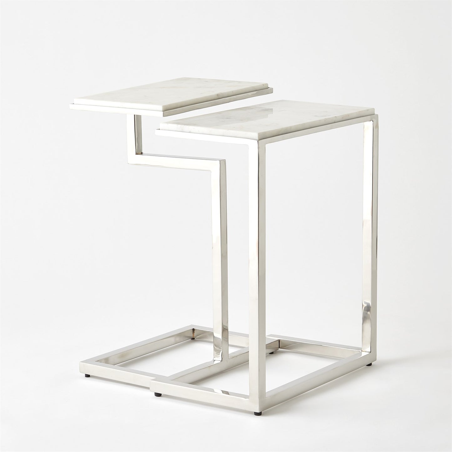 C Nesting Table - Set of 2 - Nickel