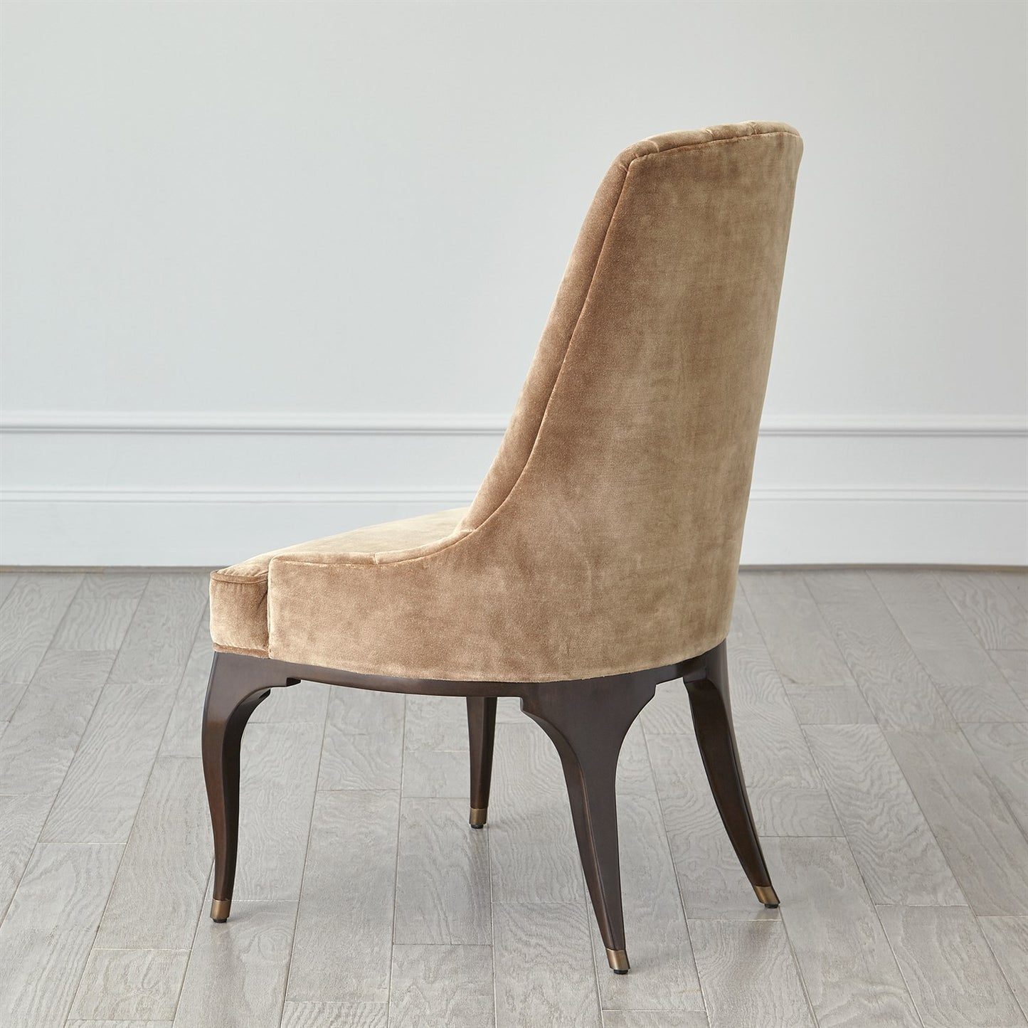 Channel Tufted Dining Chair - Mushroom
