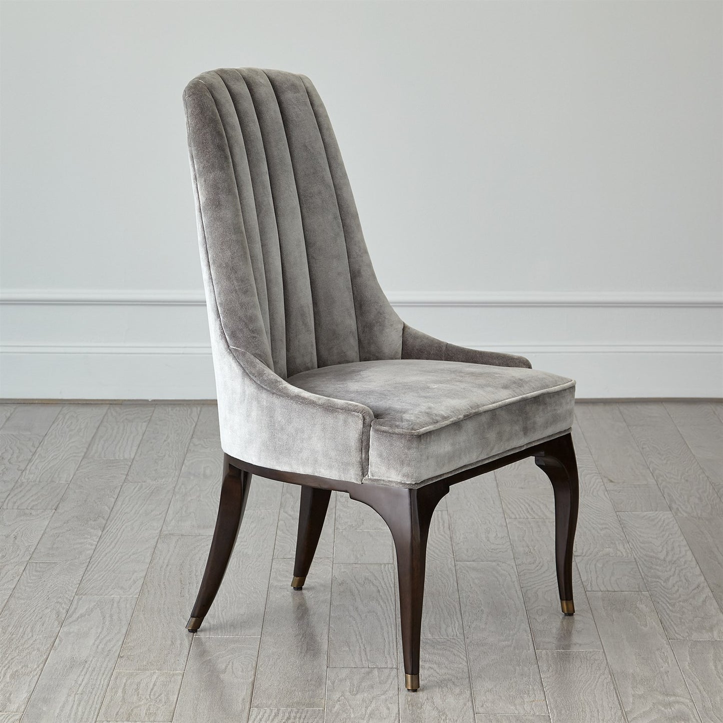 Channel Tufted Dining Chair - Gargoyle