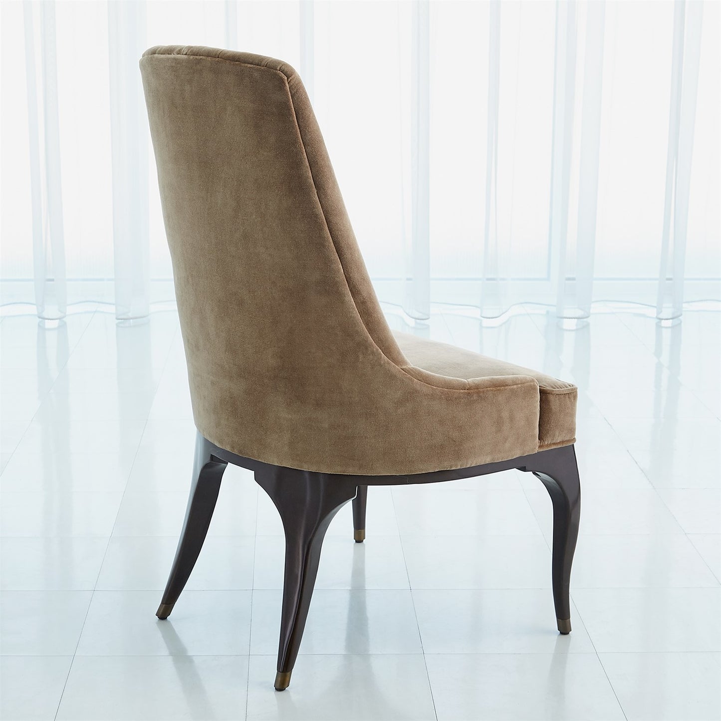 Channel Tufted Dining Chair - Mushroom