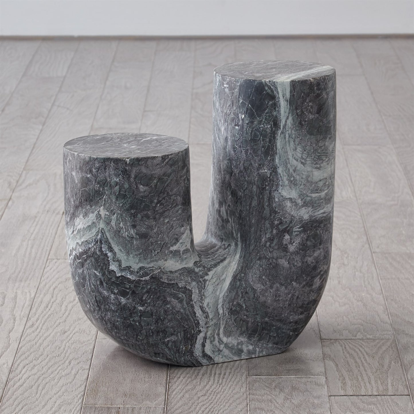 Marble Tube Table - Black
