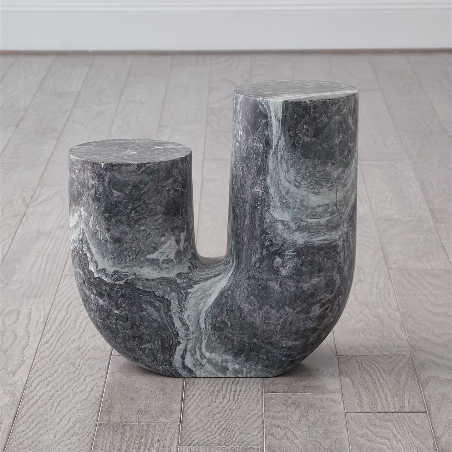 Marble Tube Table - Black