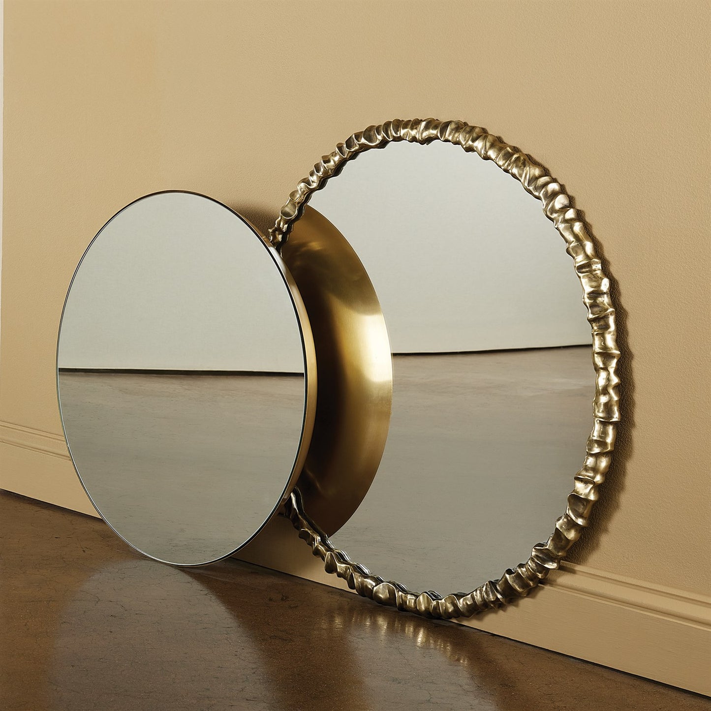 Artiste Oval Mirror - Brass
