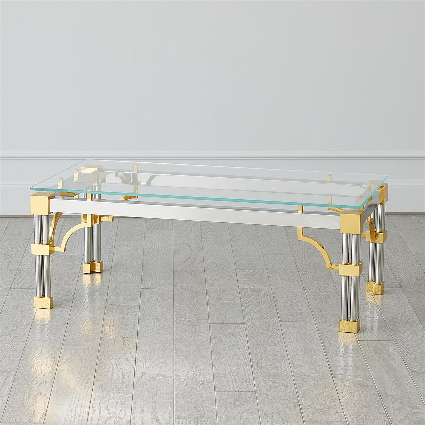 Tri-Column Cocktail Table