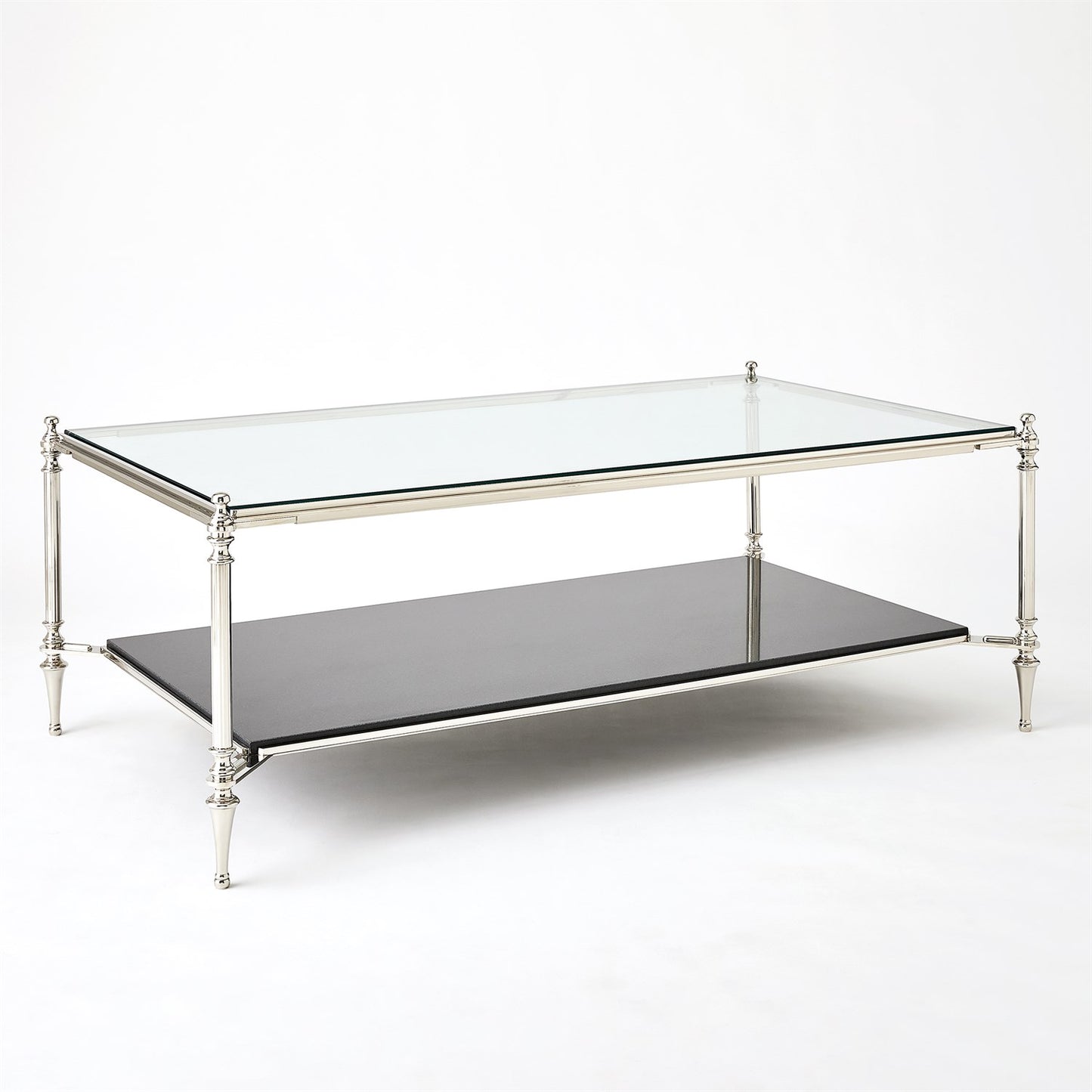 Medford Cocktail Table-Nickel