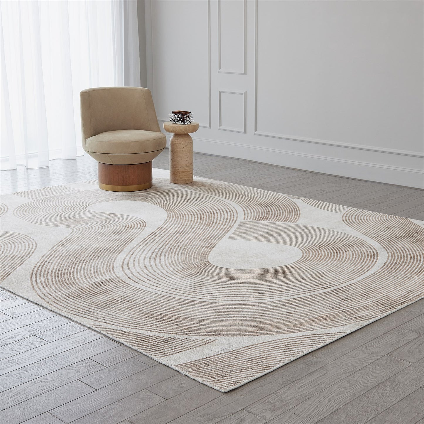 Wander Rug - Cream/Tan - 5 Sizes