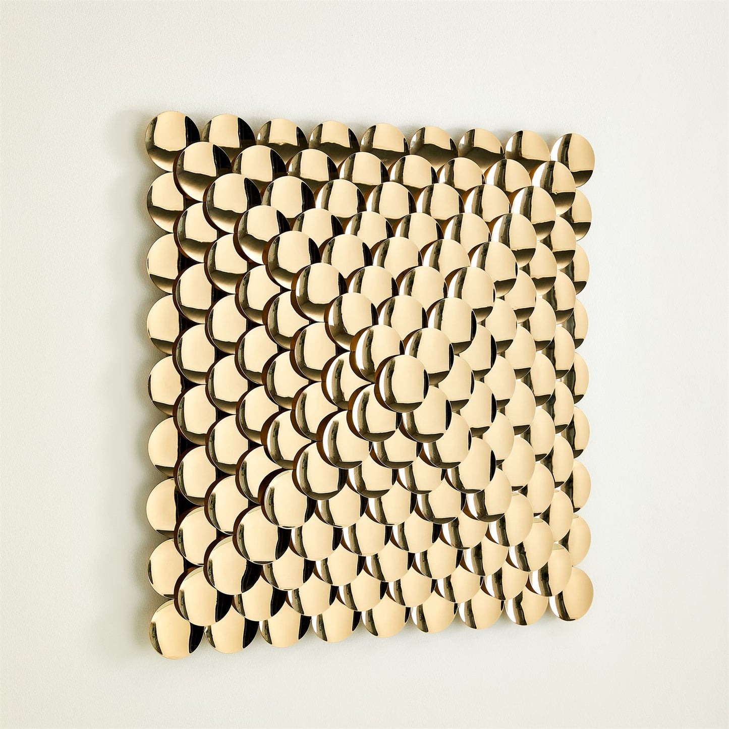Pyramid Wall Decor - Brass