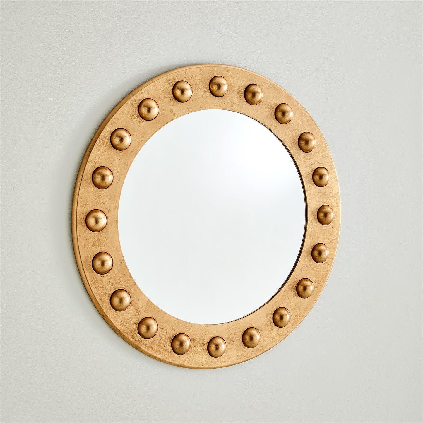 Embedded Sphere Mirror - Gold - Grats Decor Interior Design & Build Inc.