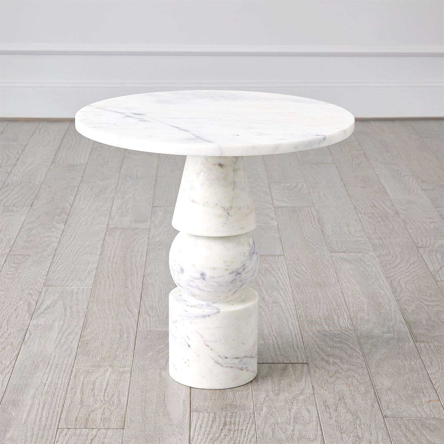 Cargo Table - Banswara White Marble