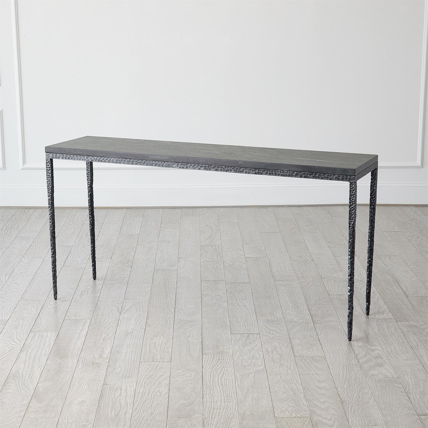 Forrester Console - Blackened/ Flamed Marble - Lg