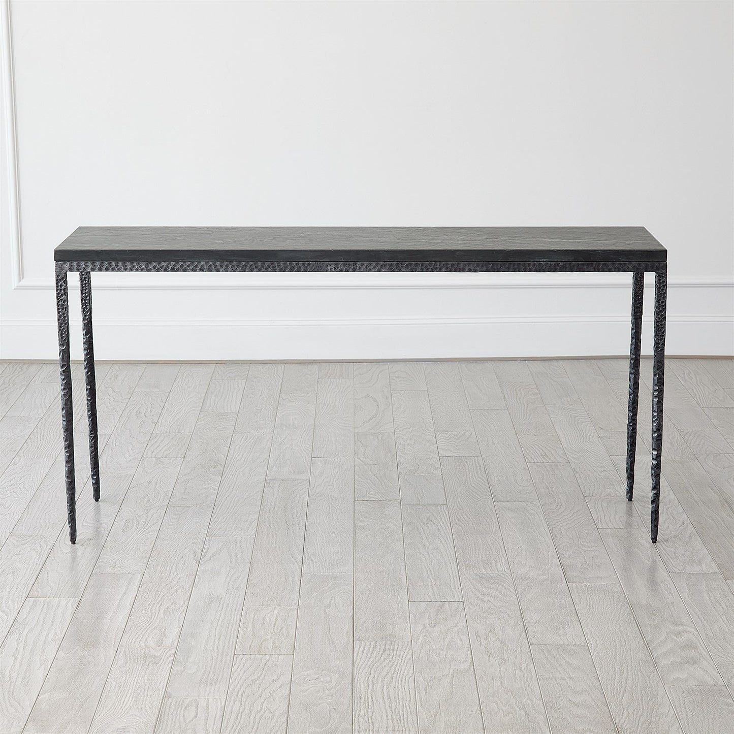 Forrester Console - Blackened/ Flamed Marble - Lg