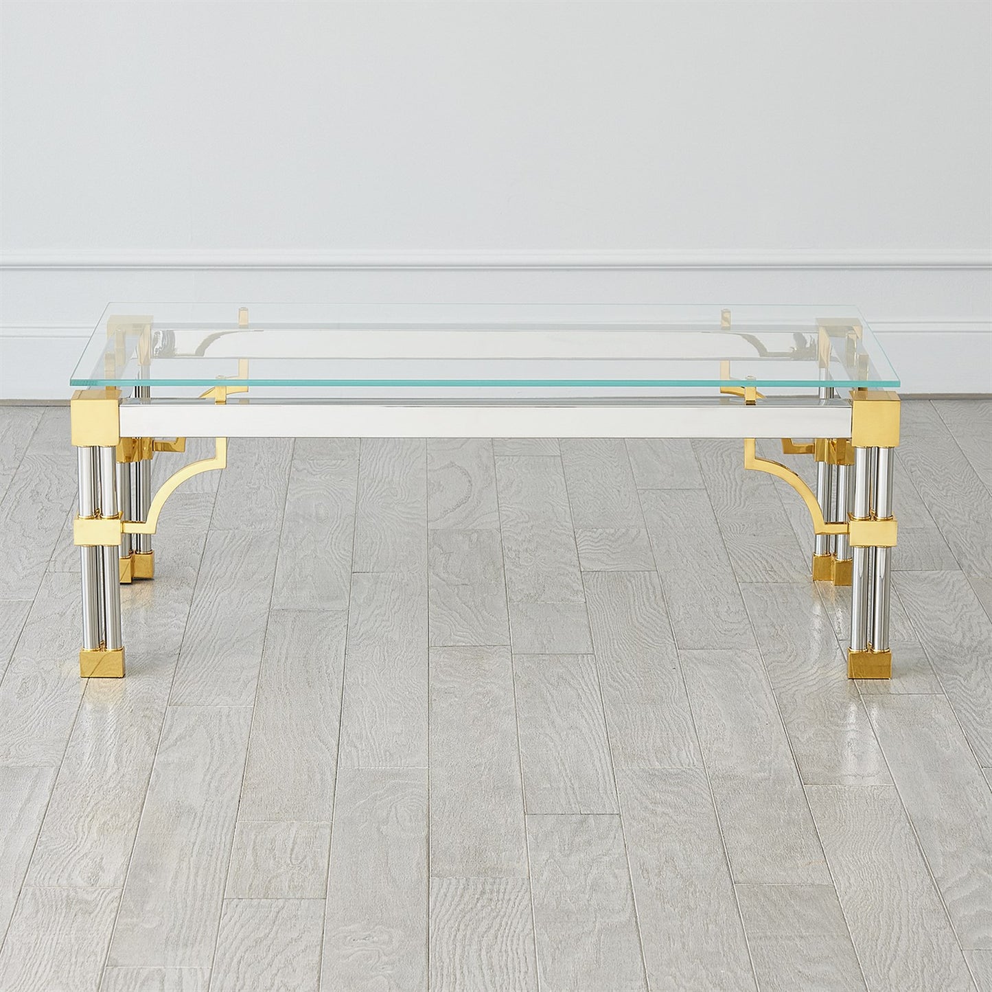 Tri-Column Cocktail Table
