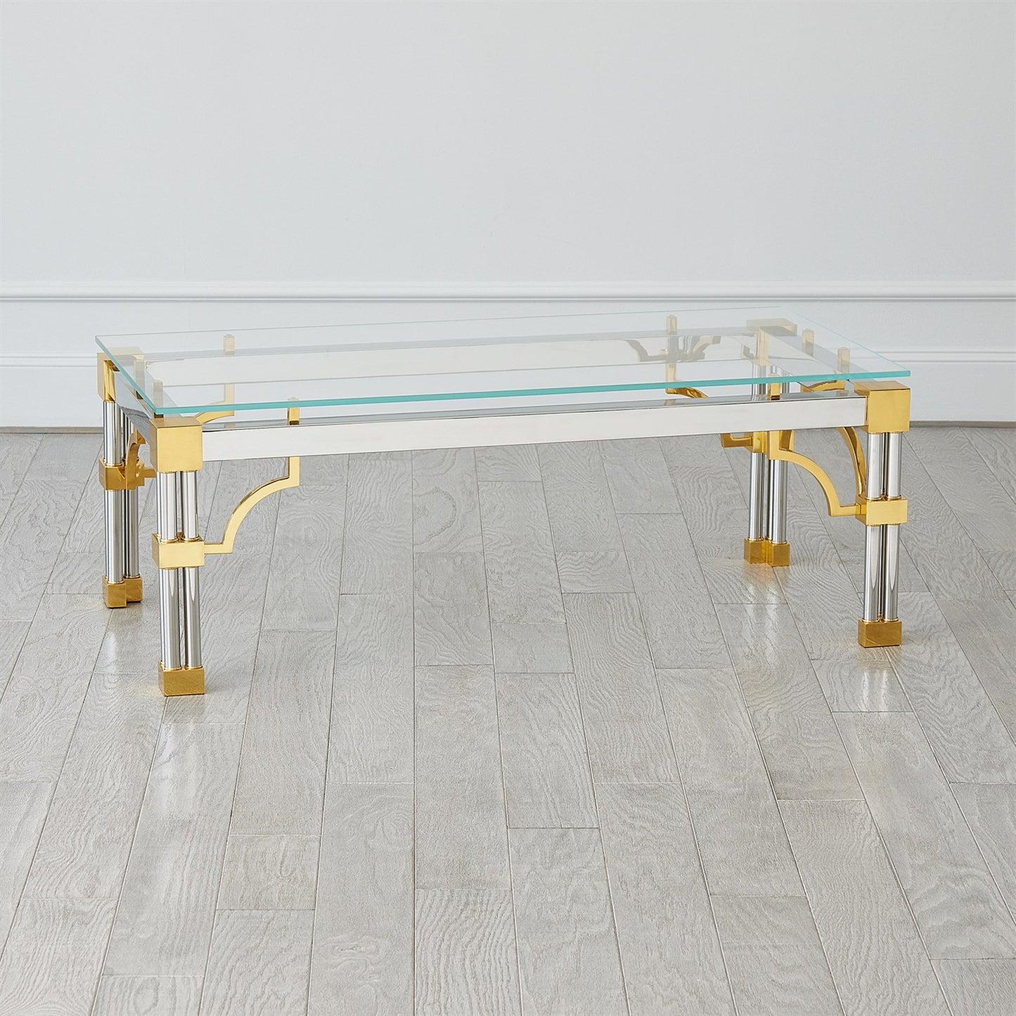 Tri-Column Cocktail Table