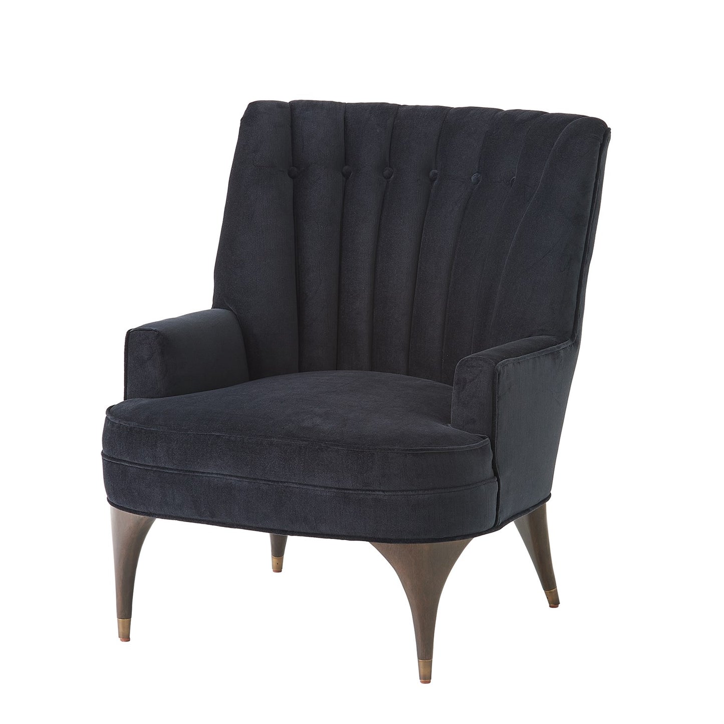 Duncan Chair-Black Velvet