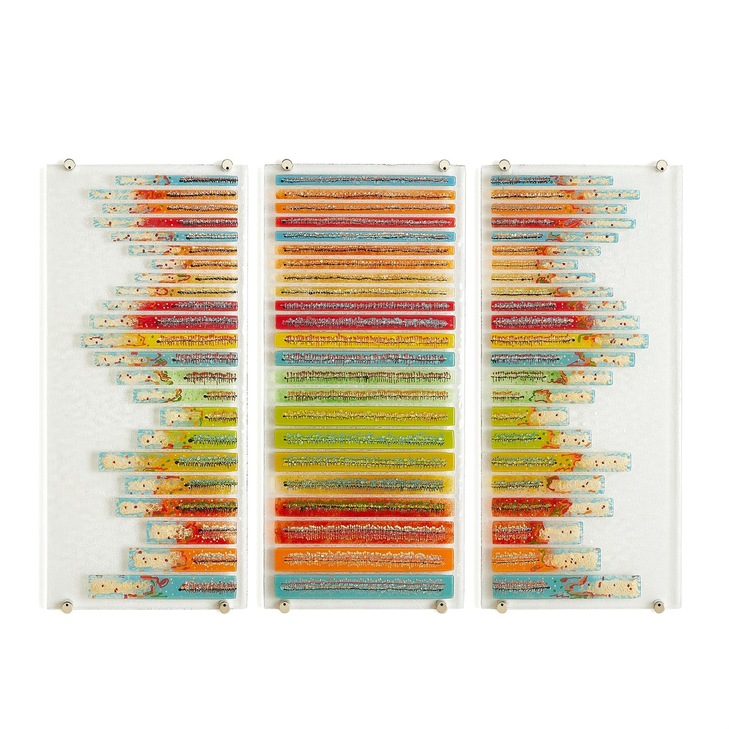 Sticks Fused Glass Wall Art Collection