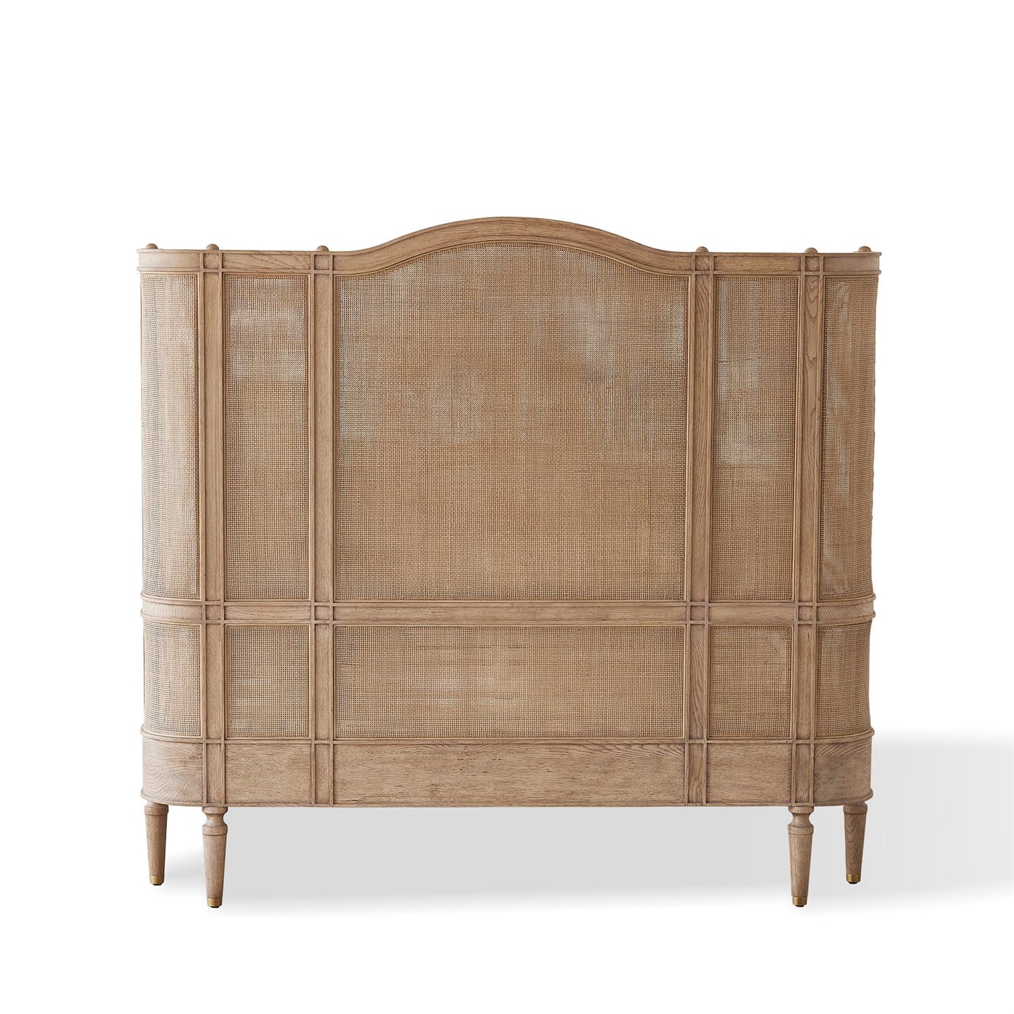 Josephine Bed - Bleached Oak - Queen/King