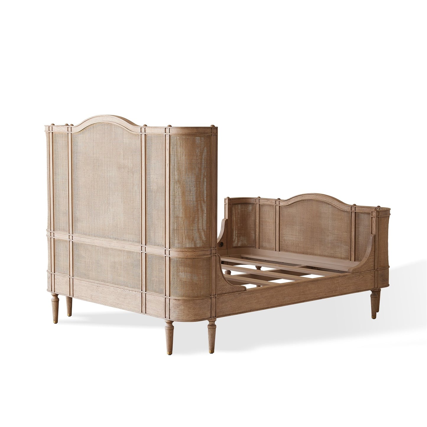 Josephine Bed - Bleached Oak - Queen/King
