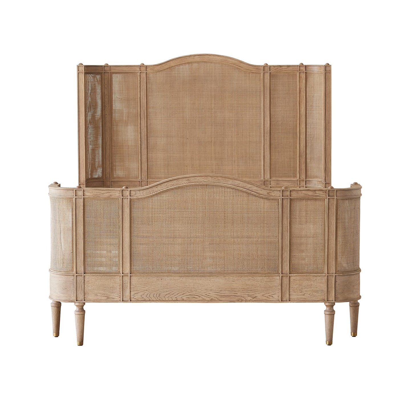 Josephine Bed - Bleached Oak - Queen/King