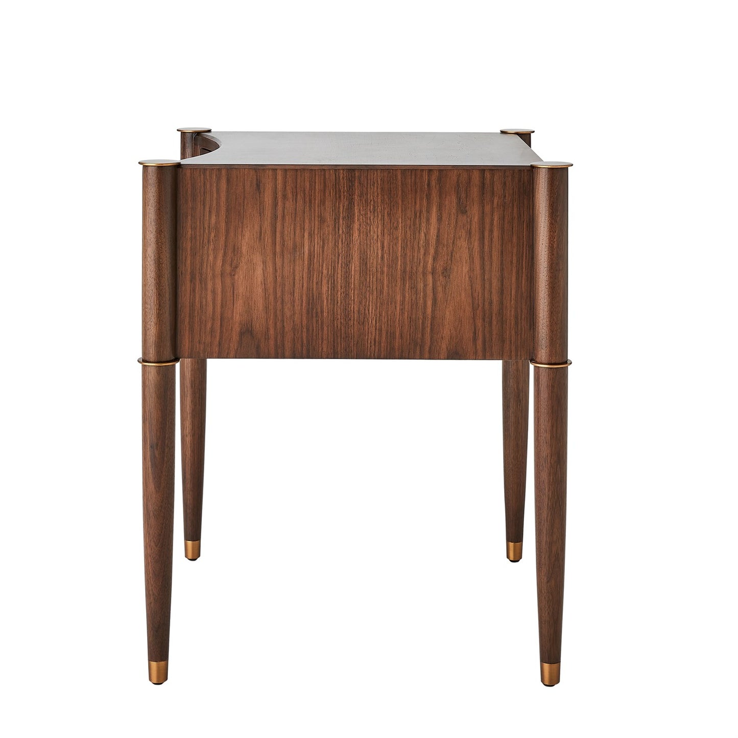 Triple Curve Side Table - Walnut