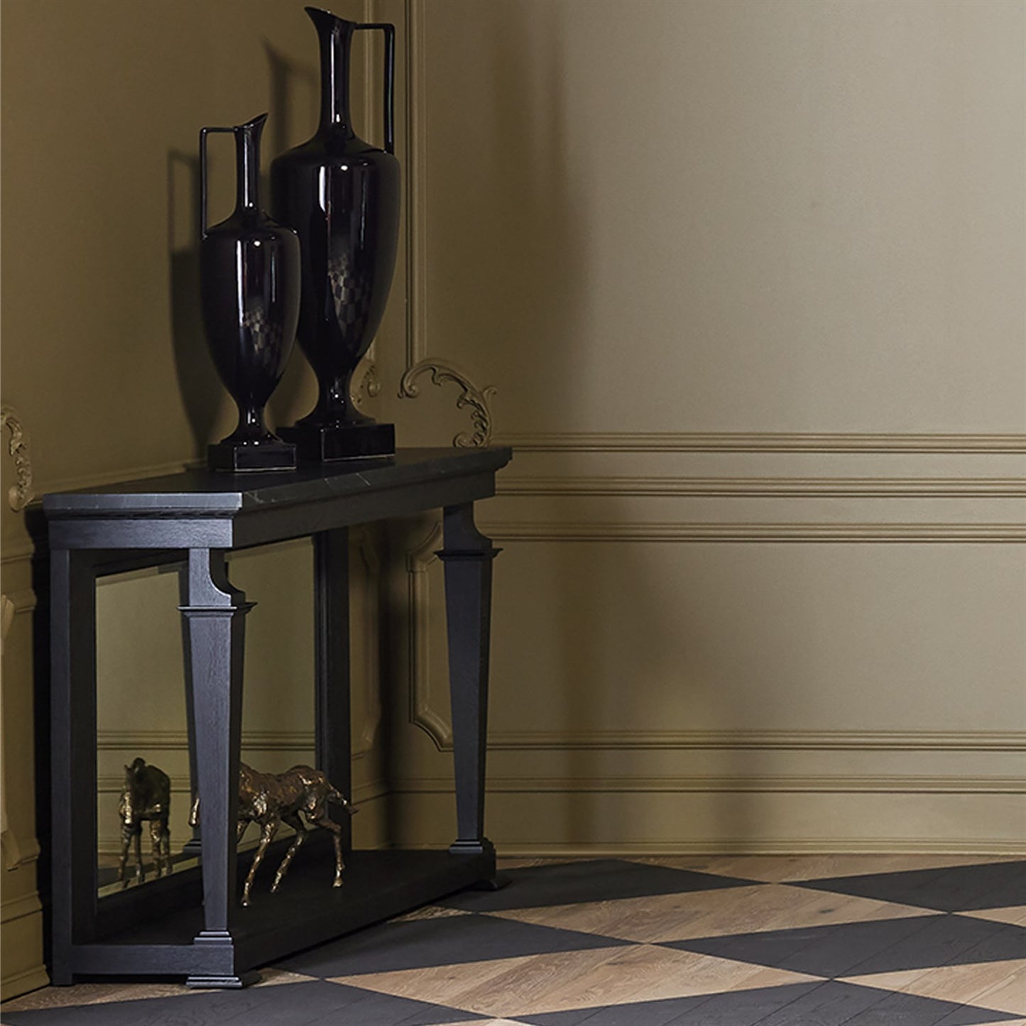 Josephine Console - Blackened Oak