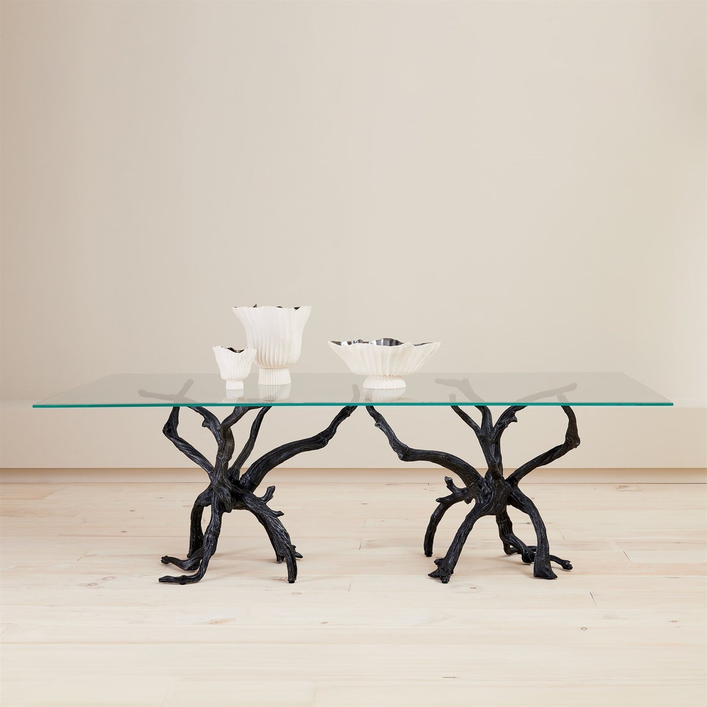 Monterey Rectangle 96" Dining Table - Natural Iron